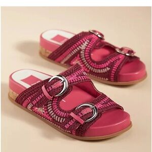 Dolce Vita Women's Red and Pink Sandals